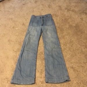 High waisted flare jeans
